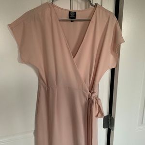Bobeau Short Sleeve Wrap Dress